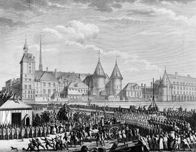 Fransk revolusjon: Agasse-brødrene ble torturert 8. februar av Jean Louis II (after) Prieur