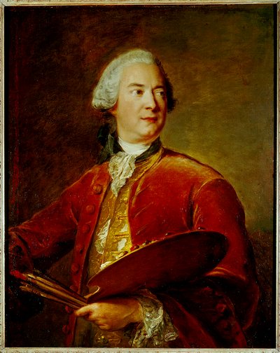 Portrett av Louis Tocque 1696-1772, 1739. av Jean Marc Nattier