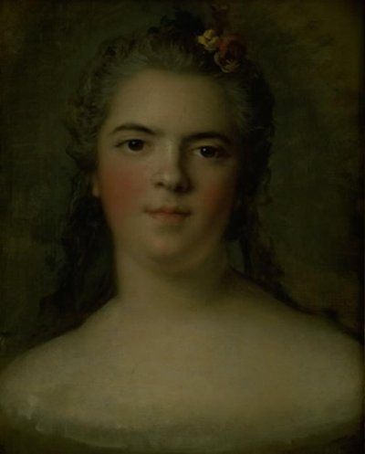 Portrett av Louise-Élisabeth av Frankrike, Louis XVs datter "Mme Infante" av Jean Marc Nattier