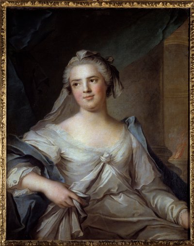 Portrett av Madame Henriette av Frankrike (1727-1752) datter av Louis XV, i vestalmaleri av Jean Marc (Jean-Marc) Nattier (1685-1766) av Jean Marc Nattier