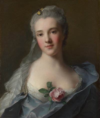Portrett av Manon Balletti 17401776, 1757 av Jean Marc Nattier