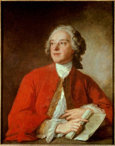 Portrett av Pierre Augustin Caron de Beaumarchais (1732 - 1799) Fransk forfatter og dramatiker - Maleri av Jean Marc (Jean-Marc) Nattier (1685-1766) - Paris, Comedie Francaise - Portrett av Pierre Augustin Caron de Beaumarchais (1732-1799) , fransk forfatt av Jean Marc Nattier