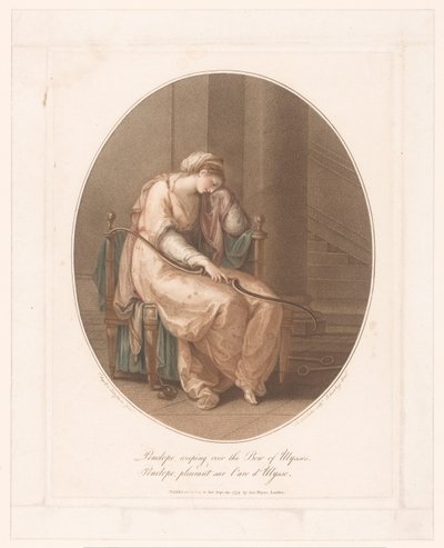 Penelope gråtende med Odysseus