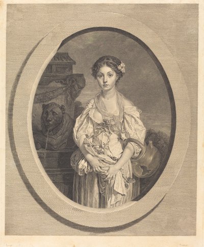 Den ødelagte kannen av Jean Massard after Jean Baptiste Greuze