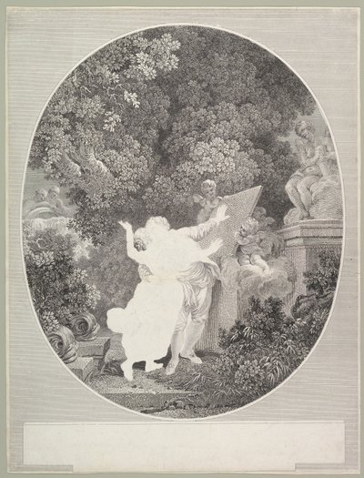 The Pledge of Love, 1786. av Jean Mathieu