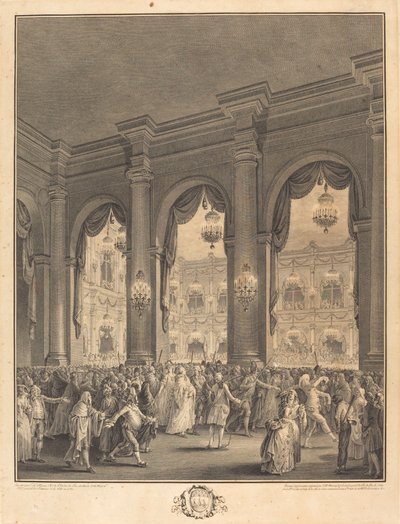 Maskeballen av Jean Michel Moreau