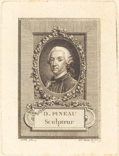 D. Pineau, billedhugger av Jean Michel Moreau after Pierre Paul Merelle