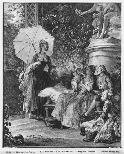 Morskapets gleder, gravert av Isidore Stanislas Helman (1749-1809) 1776 av Jean Michel the Younger Moreau