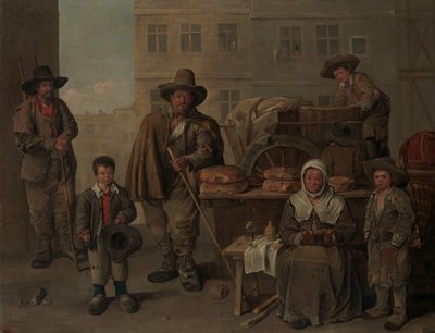 The Bakers Cart, 1656. av Jean Michelin