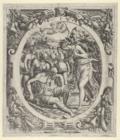 Adonis død, 1535-55. av Jean Mignon