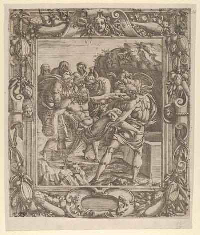 Gravleggingen, 1535-55. av Jean Mignon