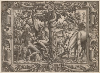 Evas fristelse av Jean Mignon