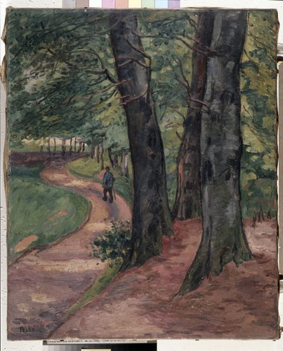 Kanten av skogen til Eu (olje på lerret) av Jean Misceslas Peske