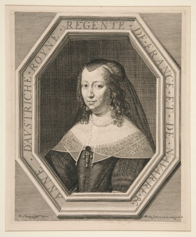 Anne av Østerrike (1601-1666) av Jean Morin