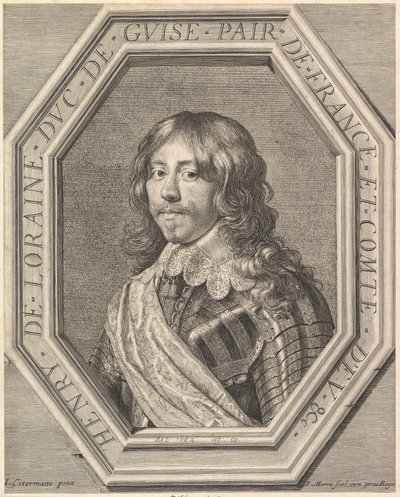 Henrik II av Lorraine, hertug av Guise. av Jean Morin