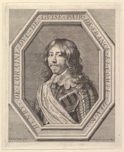 Henrik II av Lorraine, hertug av Guise. av Jean Morin