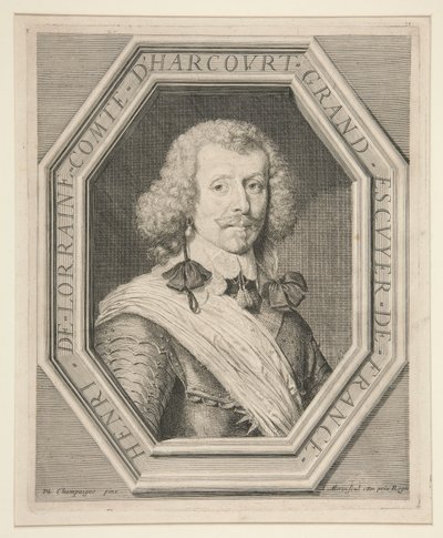 Henri de Lorraine, greve av Harcourt, kalt Cadet la Perle (1601-1666) av Jean Morin