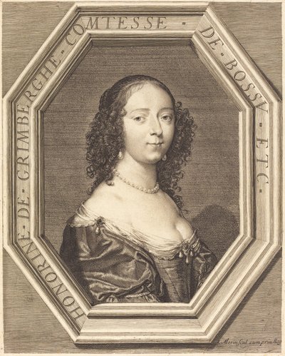 Honorine Grimberge, grevinne av Bossu av Jean Morin
