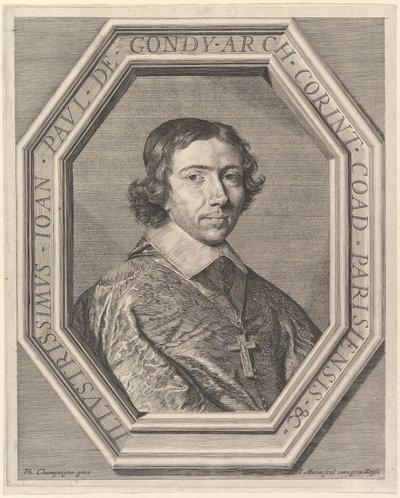 Jean-Francois-Paul de Gondy, coadjutor for erkebiskopen av Paris, fremtidig kardinal av Retz. av Jean Morin