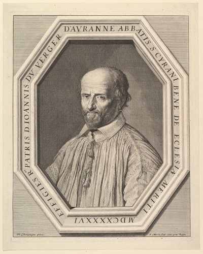 Jean Duvergier de Hauranne, abbed av Saint-Cyran. av Jean Morin