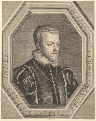 Filip II, konge av Spania. av Jean Morin