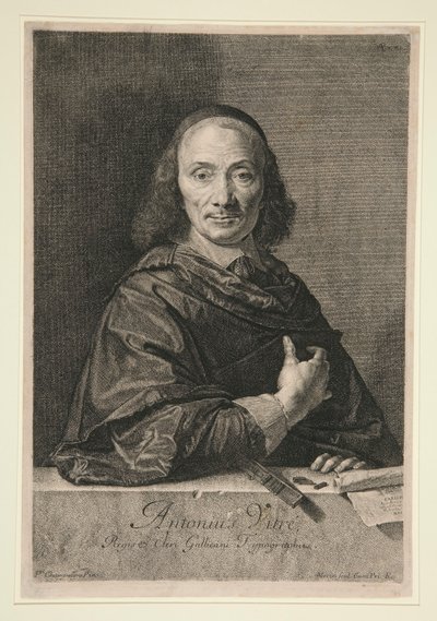 Portrett av Antonius Vitre av Jean Morin