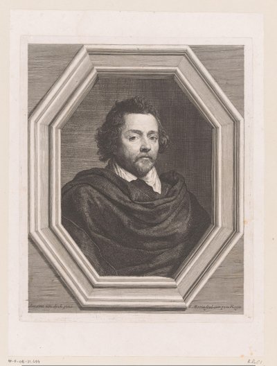 Portrett av Nicolas Chrystin av Jean Morin