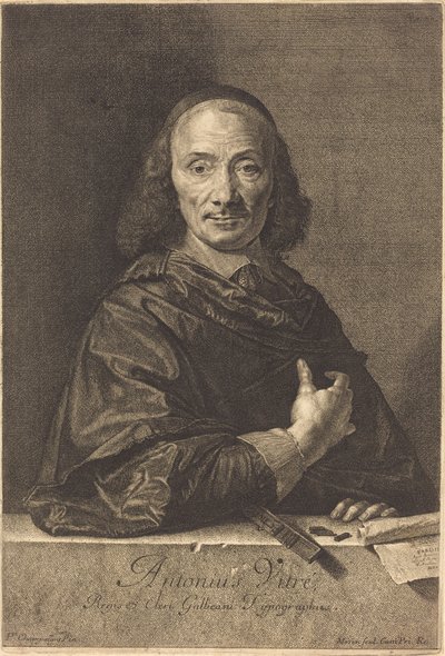 Antoine Vitre av Jean Morin after Philippe de Champaigne