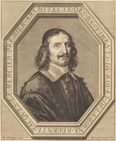 Jacques le Mercier av Jean Morin after Philippe de Champaigne