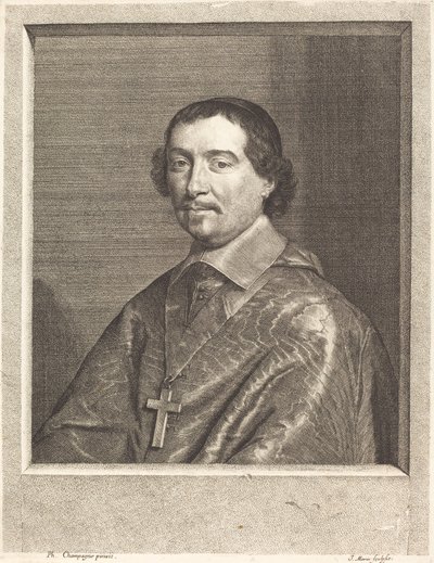 Pierre Berthier av Jean Morin after Philippe de Champaigne