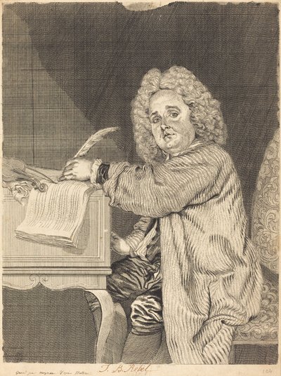 J.-B. Opprører av Jean Moyreau, Antoine Watteau
