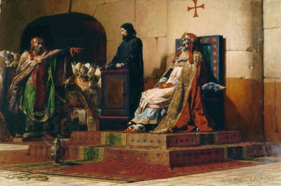 Pave Formosus og Stephen VII, 1870 av Jean Paul Laurens