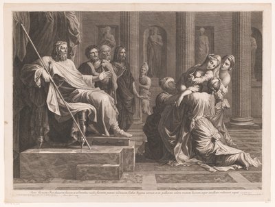 Ester før Ahasverus av Jean Pesne
