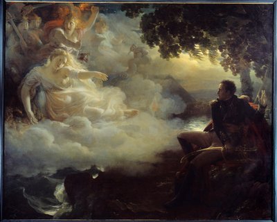 Allegori om staten Frankrike før Napoleon Bonapartes (1769-1821) returnerte fra kampanjen (ekspedisjonen) av Egypt (1798-1801) Maleri av Jean Pierre Franque (1774-1860) 1800-tallets søn. 2,61 x 3,26 m av Jean Pierre Franque