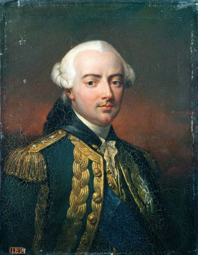 Portrett av Charles Henri (1729-94) greve av Estaing av Jean Pierre Franque