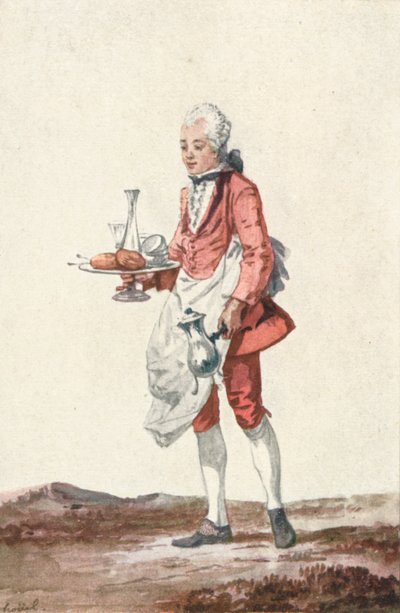 La Bouquetiere Garcon Cafetiere, 1700-tallet, 1903 av Jean Pierre Houel