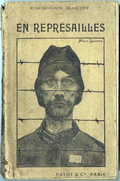 Omslag, «En reprisailles», av Eugene-Louis Blanchet, illustrasjon av Jean-Pierre Laurens (1875-1933). Editions Payot et Compagnie, Paris av Jean Pierre Laurens