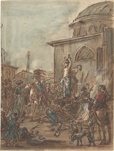 Olindo og Sophronia reddet av Clorinda av Jean Pierre Norblin