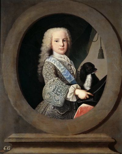 Luis Antonio Jaime fra Spania 1727-1785, Cardinal Infante, 1731. av Jean Ranc