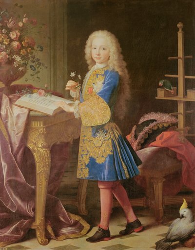 Portrett av Charles av Bourbon, ca. 1725-35 (olje på lerret) av Jean Ranc