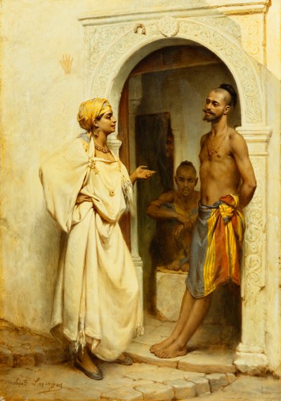 Flørt, av Jean Raymond Hippolyte Lazerges