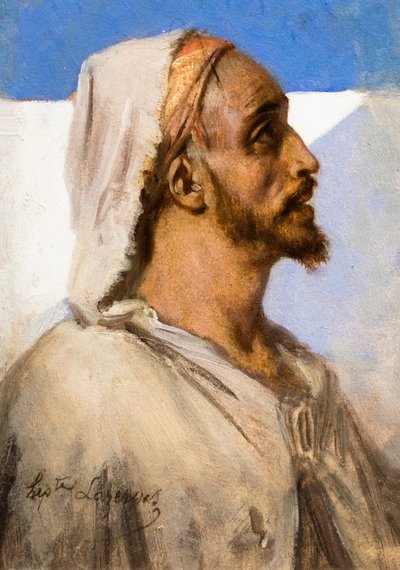 Portrett av en araber av Jean Raymond Hippolyte Lazerges
