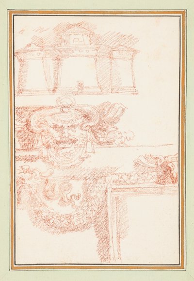 Armory, maske og en krans av Jean Robert Ango