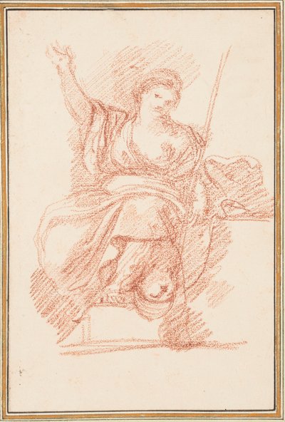 Sittende allegorisk figur av Jean Robert Ango