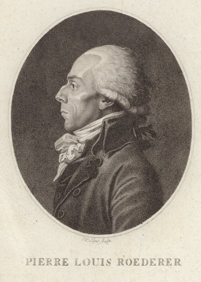 Portrett av Pierre Louis Roederer av Jean Urbain Guerin