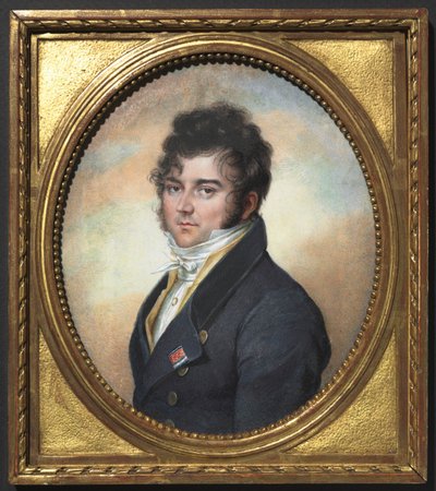 Portrett av en mann, ca. 1810 . av Jean Urbain Guerin