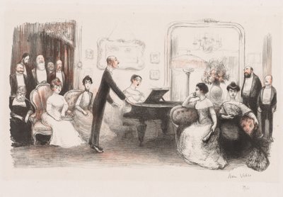 Den borgerlige aften, 1907. av Jean Veber