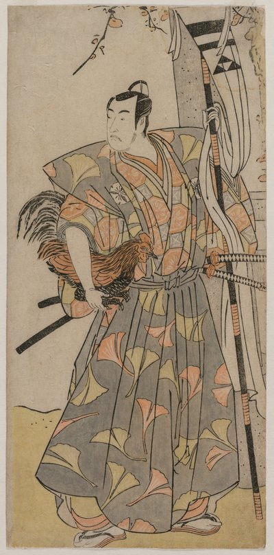 Skuespiller Matsumoto Kōshirō IV av Jean Victor Bertin