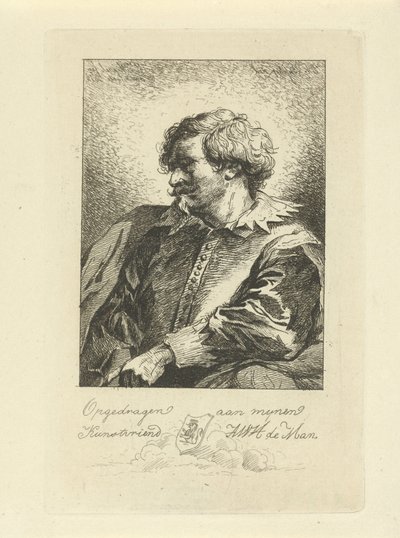 Portrett av en mann av Jean Zacherie Mazel
