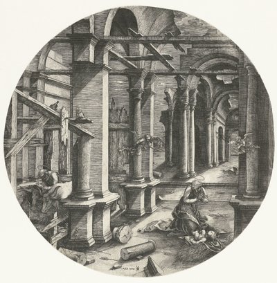 Den hellige familie i Betlehem av Jean de Gourmont (I)